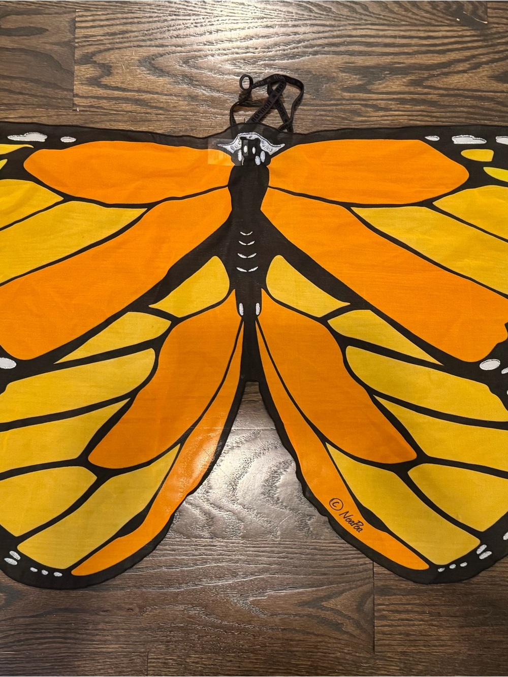 Kids Monarch Butterfly Wings Costume - Orange & Yellow